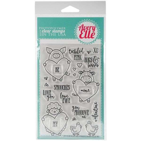 avery-elle-clear-stamps-hogs-and-kisses