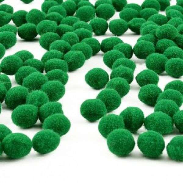 Green Pom Poms by Creatology™, 80ct.