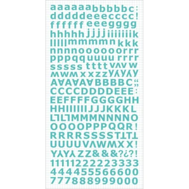 Kaisercraft Alphabet Stickers- Sea Breeze