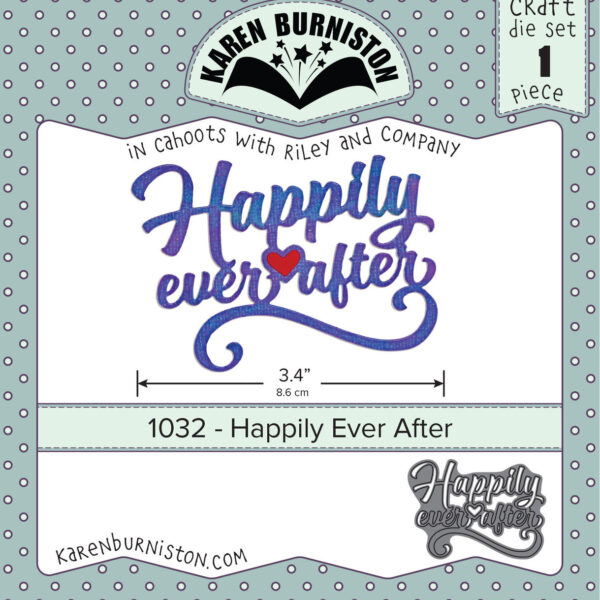 Karen Burniston Diecutting Folder- Happily Ever After