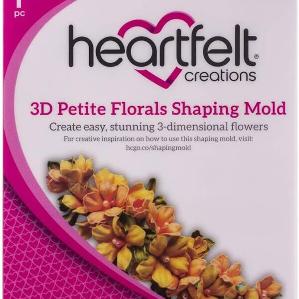 Heartfelt Creations Shaping Mold- 3D Petite Florals