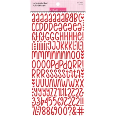 Bella Alpha Red Stickers