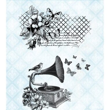 Blue Fern Studios Clear Stamp - Garden Frolic