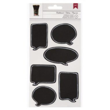 Chalkboard Stickers 4x7"- Speech