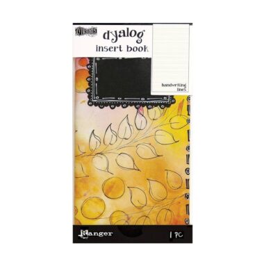 Dyan Reaveley's Dylusions Dyalog Insert Book 4.375"X8.25”- Handwriting Lines