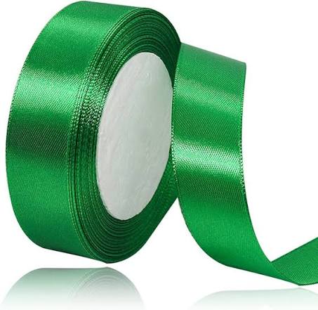 green-satin-ribbon