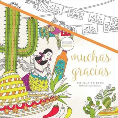 KaiserColour Perfect Bound Coloring Book 9.75"X9.75"- Muchas Gracias