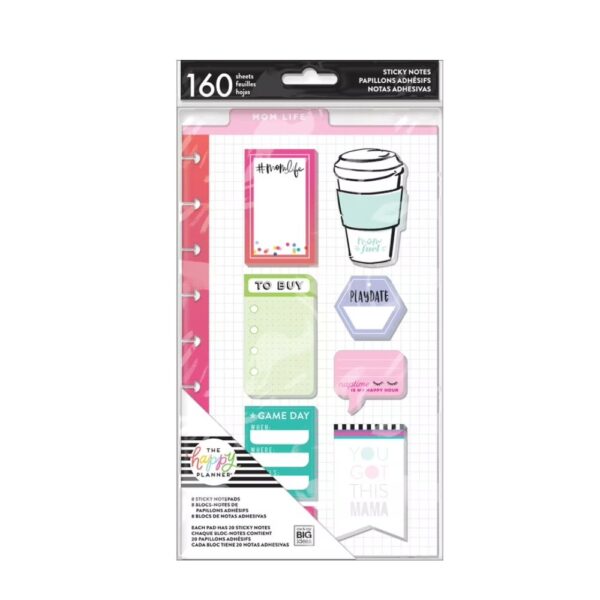 Happy Planner Sticky Notes 160/Pkg- Mom Life