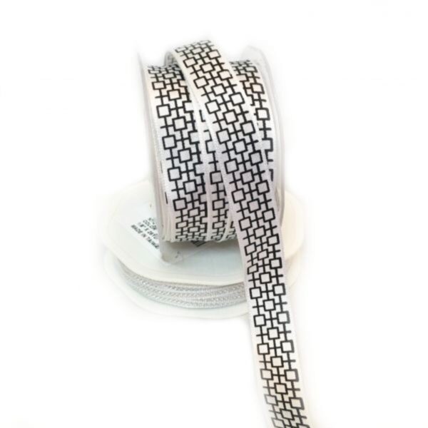 Black and White Ribbon 1