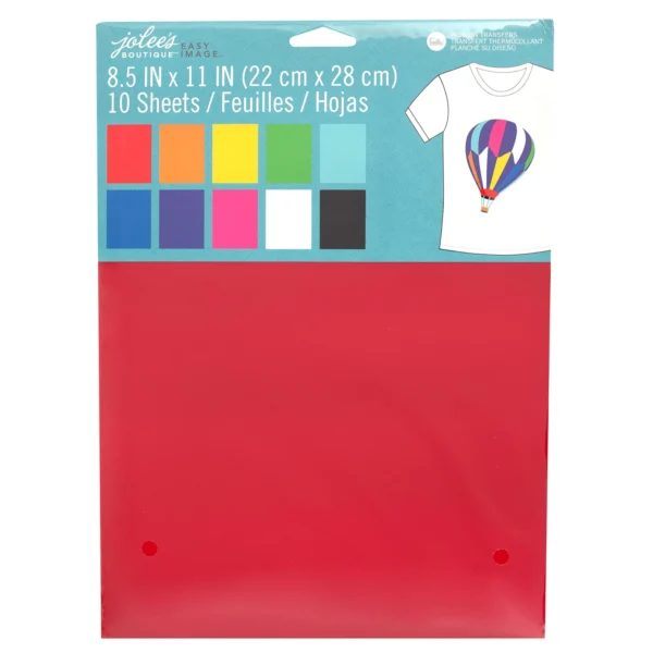 Jolee's Boutique Easy Image 8.5"X11" Transfer Sheets 10/Pkg- Rainbow
