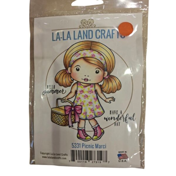 La La Land Cling Stamp- Picnic Marcy