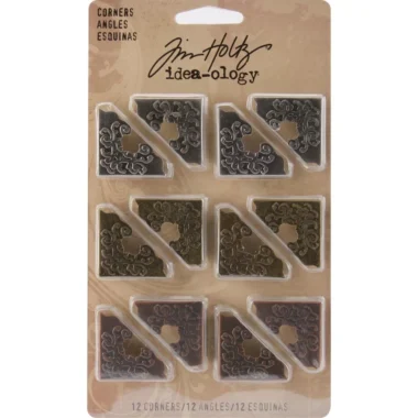 Idea-ology Metallic Embellishments 12pp- Corners