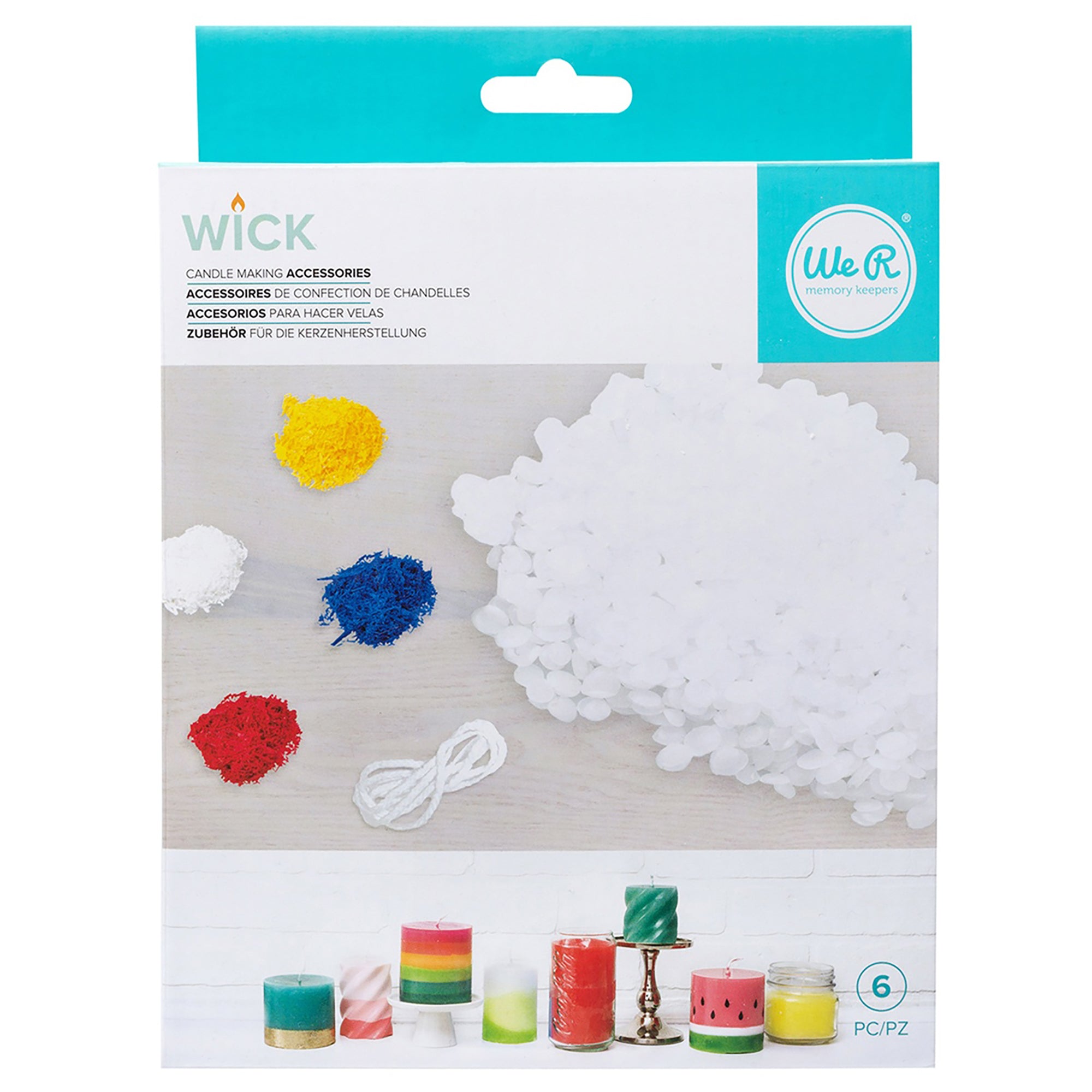 We R Memory Keepers Wick Candle Wax and Wick Bundle