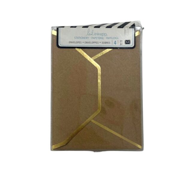 Heidi Swapp Envelopes- Kraft 4 per pack