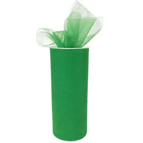 Falk Tulle 6"X25yd Spool - Kelly Green