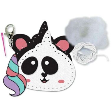 Sew Cute! Felt Backpack Clip Kit - Pandicorn