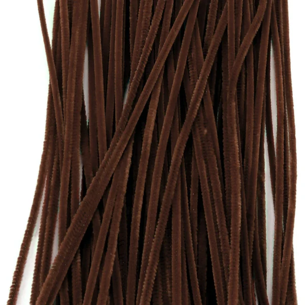Chenille Stems 6mmX12" 20/Pkg- Brown