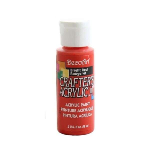 Crafter's Acrylic All-Purpose Specialty Paints 2oz- Bright Red