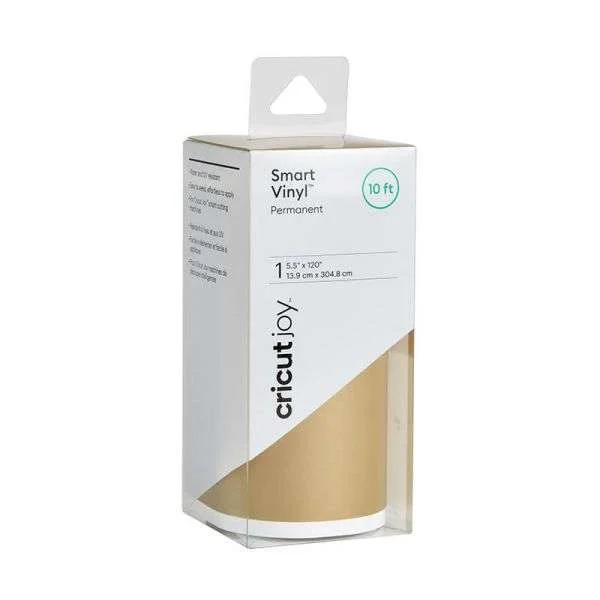 Cricut Joy Smart Vinyl Permanent Gold 10ft