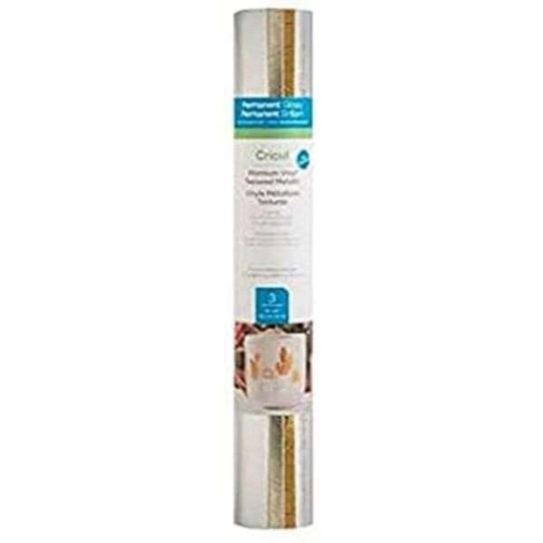 Cricut Permanent Vinyl-Textured Metallic 3pp