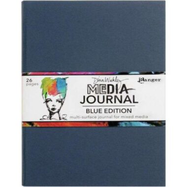 Dina Wakley Media Journal 8"X10”- Blue Edition