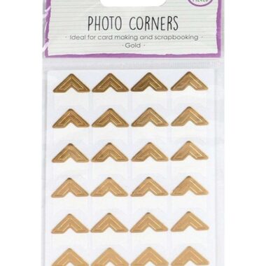 Dovecraft Essentials Photo Corners - Gold