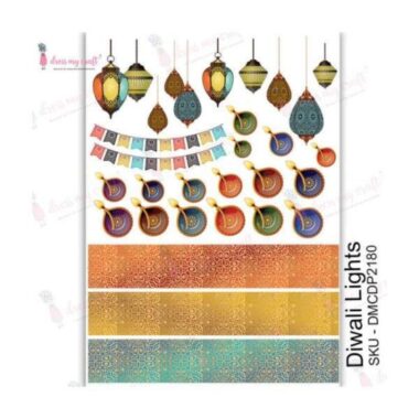 Dress My Craft Transfer Me Sheet A4- Diwali Lights
