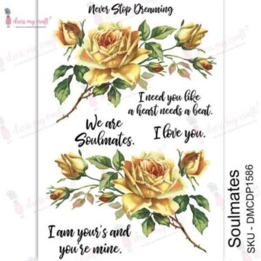 Dress My Craft Transfer Me Sheet A4- Soulmates
