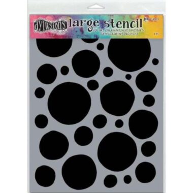 Dyan Reaveley Dyalog Stencil- Boulders Lg