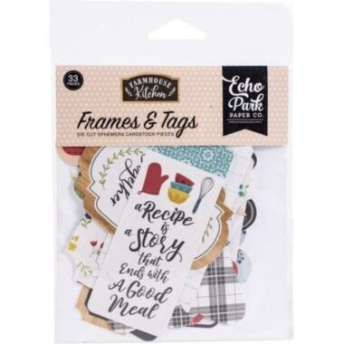 Echo Park Cardstock Ephemera - Frames & Tags
