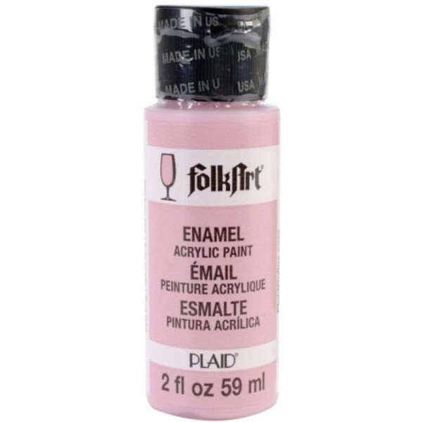 FolkArt Enamel Paint 2oz - Baby Pink