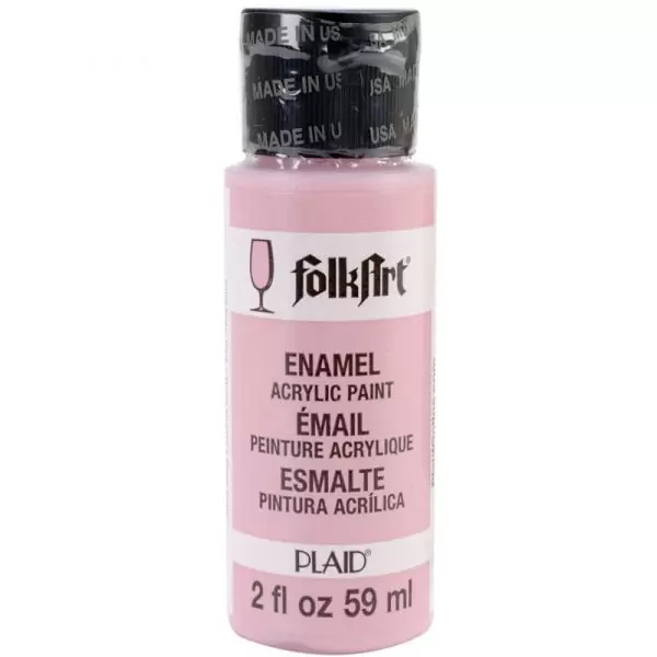 FolkArt Enamel Paint 2oz - Frosted Coral