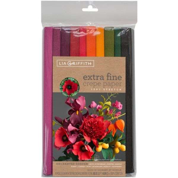 Extra Fine Crepe Paper 10pp- Enchanted