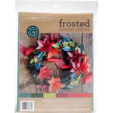 Frosted Tissue Paper - Holiday Cheers