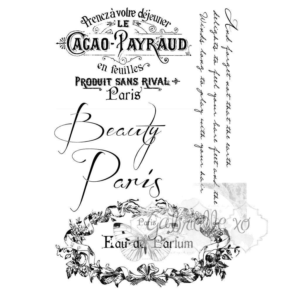 Gabi's Label Clear Stamp