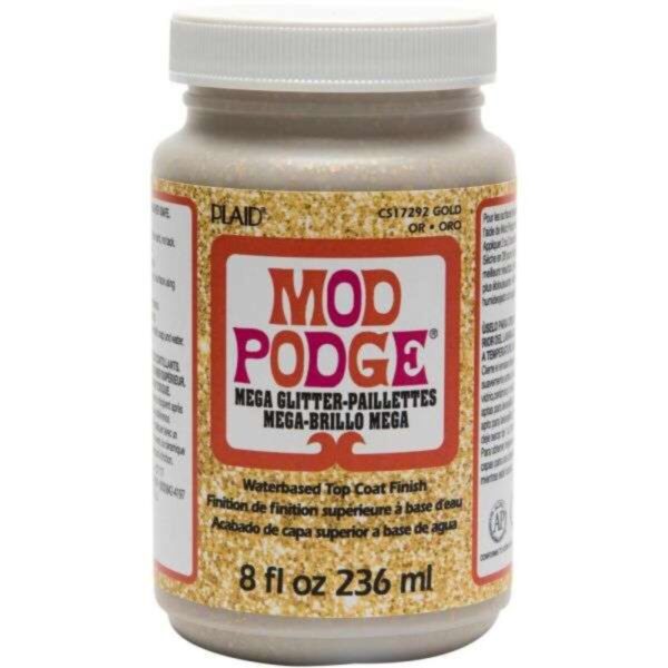 Mod Podge Mega Glitter Gold - 8oz