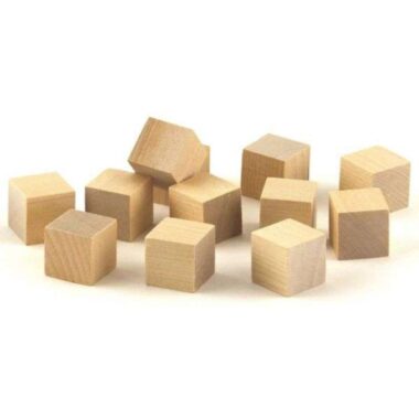 Hygloss Wood Blocks 1" 12/Pkg
