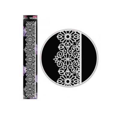 Icraft Border Stencil-8001