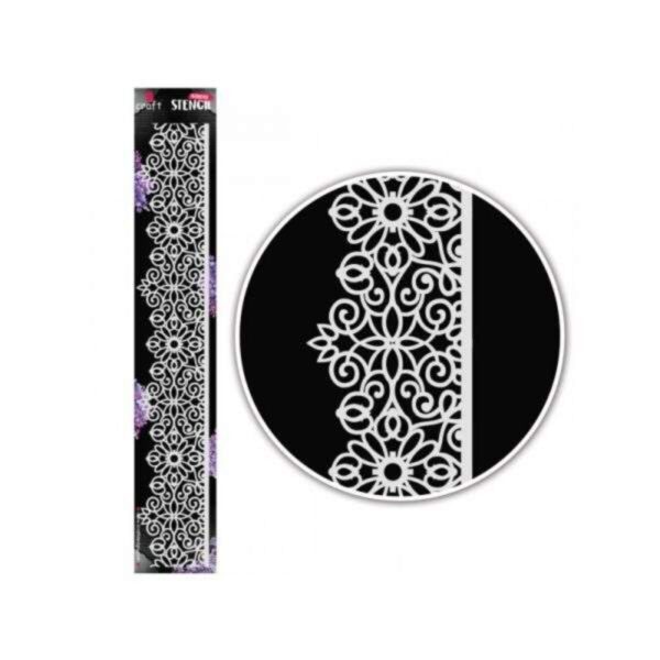 Icraft Border Stencil-8001