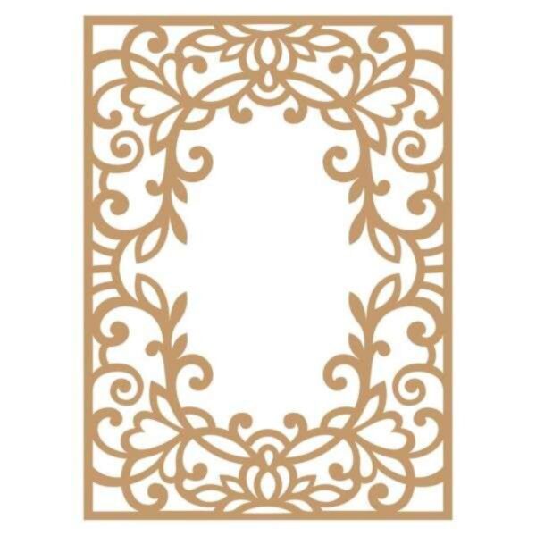 Prima Marketing Laser Cut Chipboard - Vine Frame