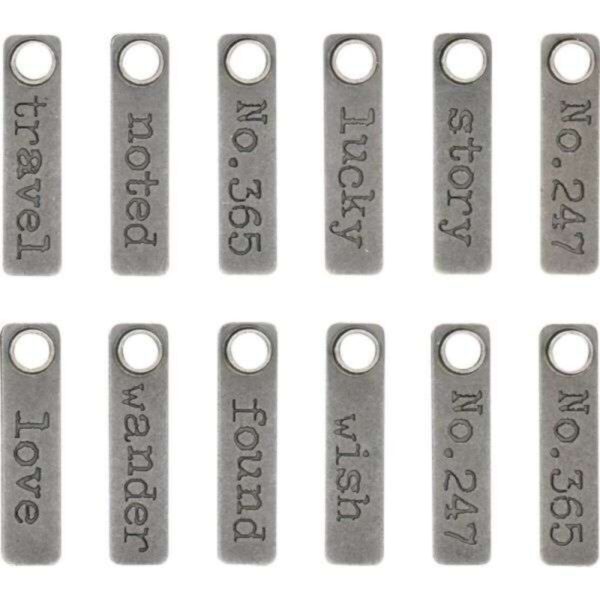 Idea-Ology Metal Story Sticks .25"X1" 12/Pkg