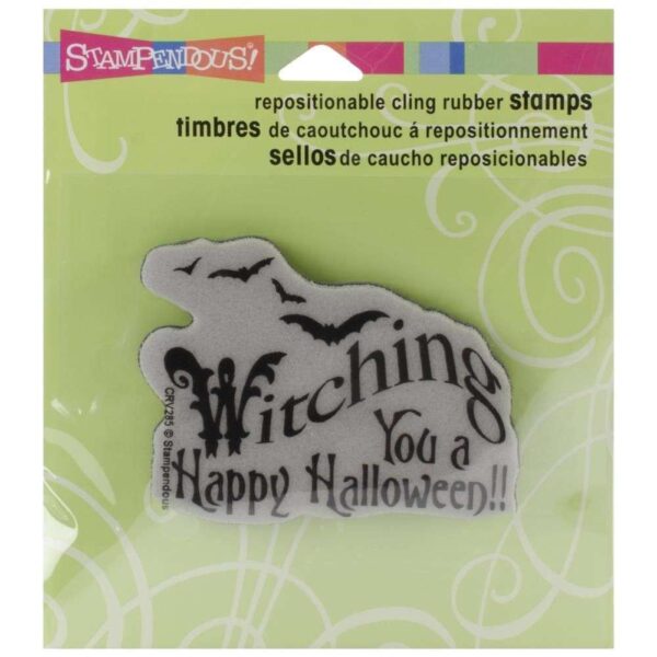 Stampendous Cling Stamp 3.5x4"- Witching You