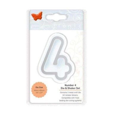 Tonic Studios - Essentials - Number 4 Die & Shaker Set - 2824e