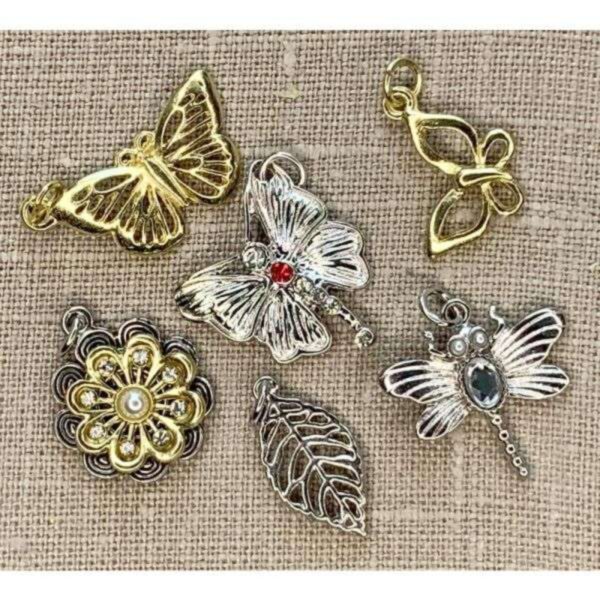 Charms 6/Pkg - Outdoor