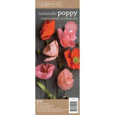Crepe Paper Flower Kit - Poppies