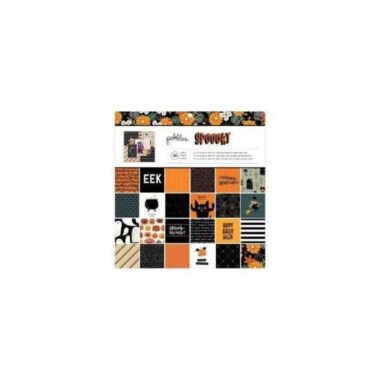 Pebbles Single-Sided Paper Pad 12"X12" 36/Pkg - Spooky