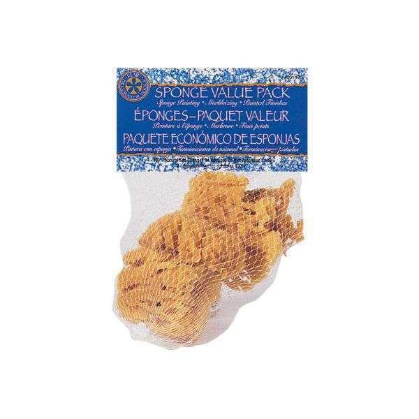 Plaid Natural Sea Sponge