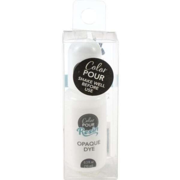 American Crafts Color Pour Resin Dyes .3oz - Opaque White