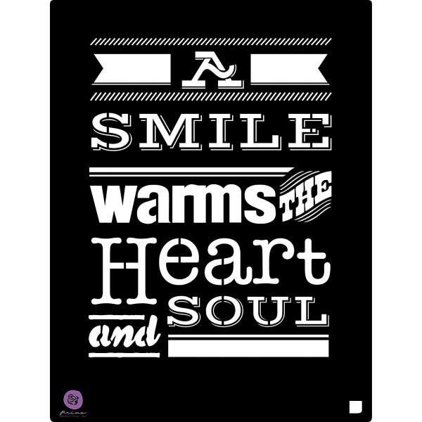 Prima Marketing Stencil- A Smile 9.5x12"