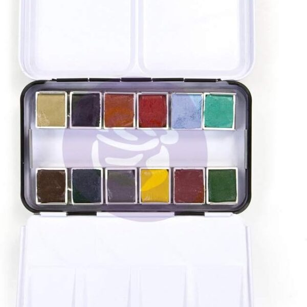 Prima Marketing Confections Watercolor Pans 12/pk - Woodlands